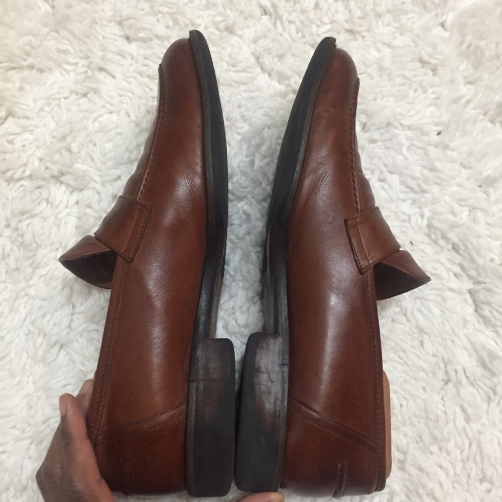 Johnston & Murphy Sheep Skin Leather Loafers - Picture 5 of 8